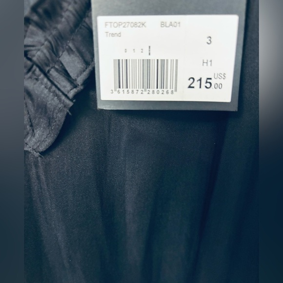 The Kooples Elegant Black Women's Blouse, Size L. Retail $215. NWT - Picture 11 of 11